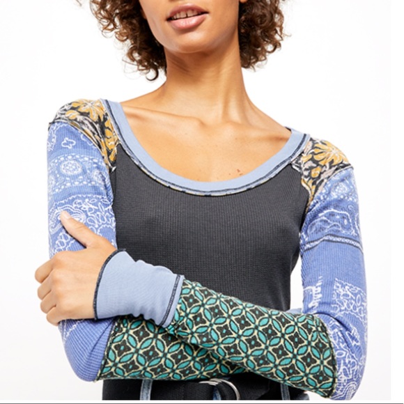 SALE ⏬ NWT Free People Bright Side Thermal - Picture 4 of 11